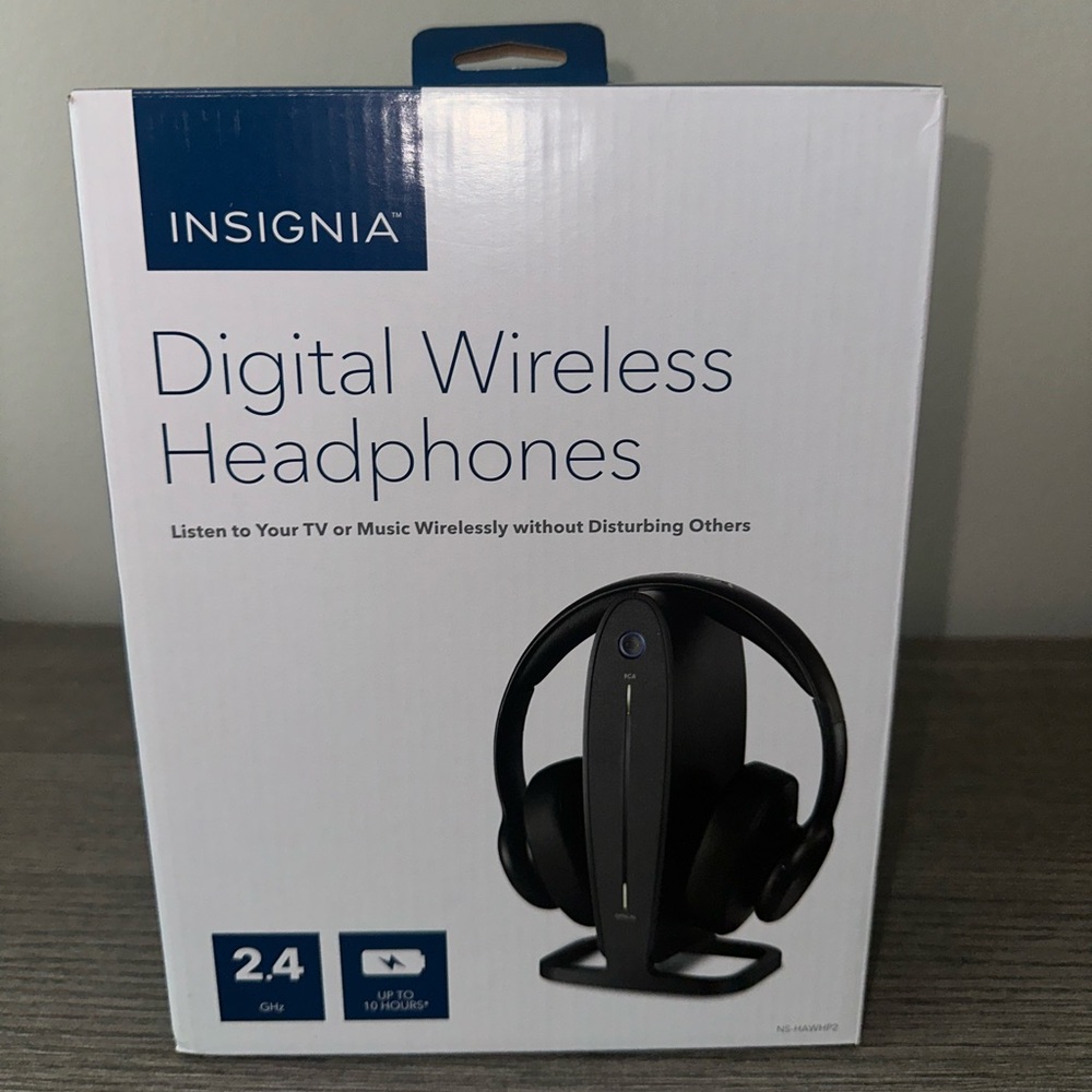 Insignia Black Digital Wireless Headphones